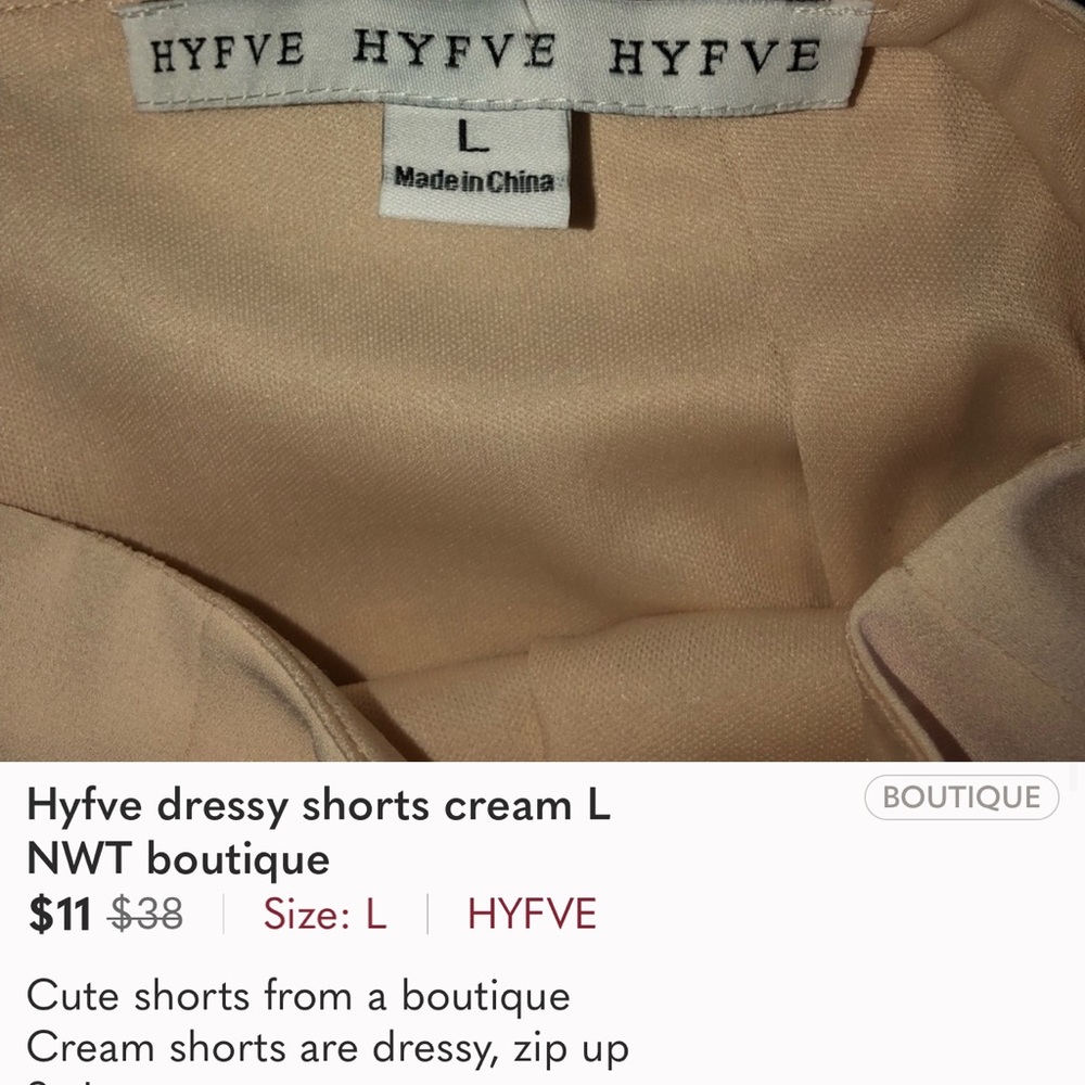 Hyfve dressy skirt with under shorts